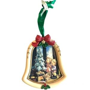 Hummel Christmas Ornament Wonder Of Christmas Danbury Mint Bell Shape Collectors